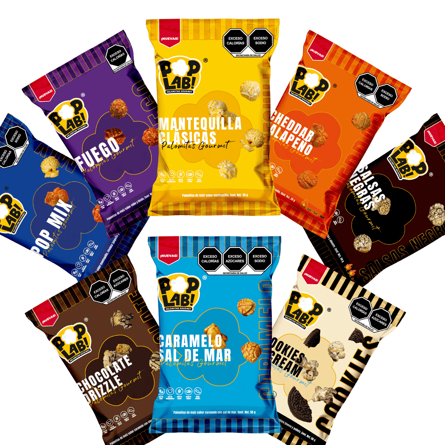 Popcorn - Assorted Box (16 pieces) 🍿