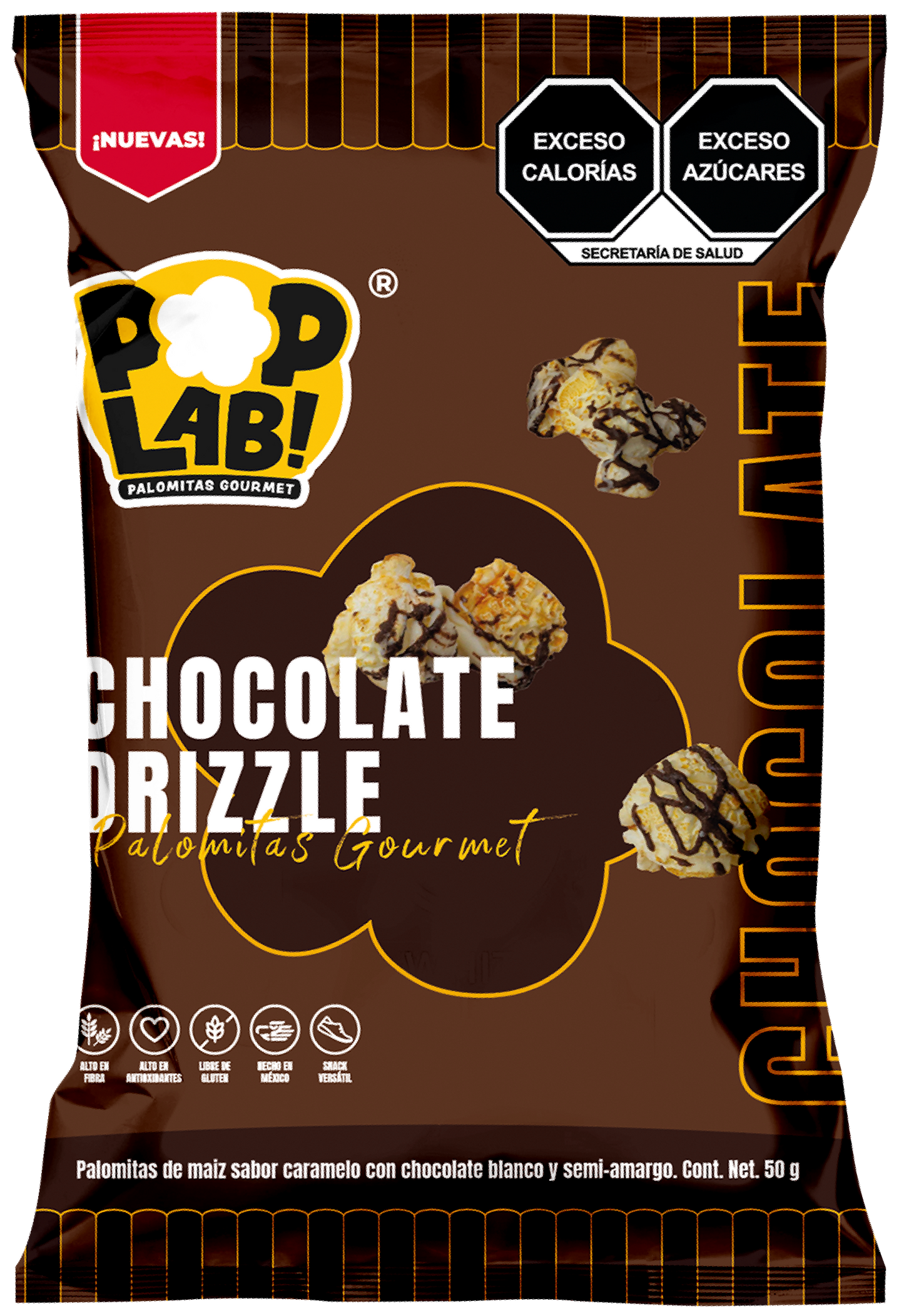 Chocolate Drizzle Popcorn 1.8oz 🤎