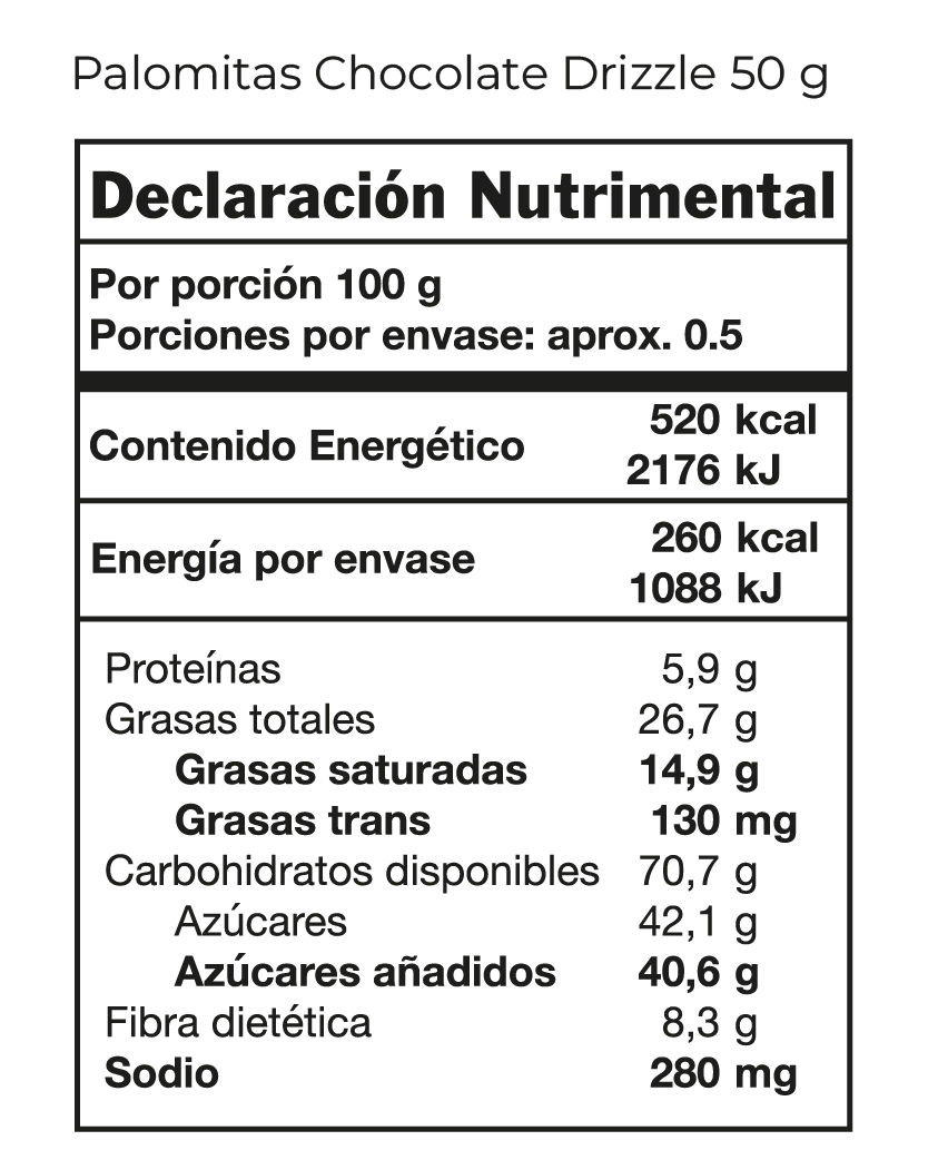 Chocolate Drizzle Popcorn 1.8oz 🤎