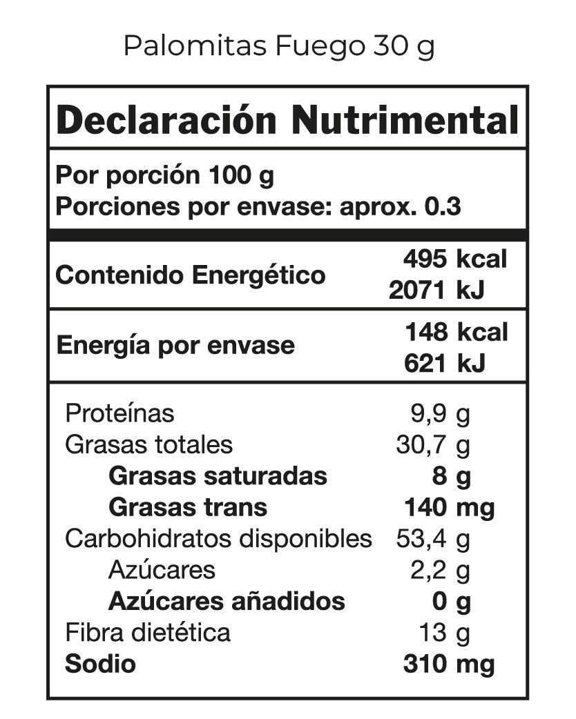 Fuego popcorn 1 oz β€οΈβπ₯