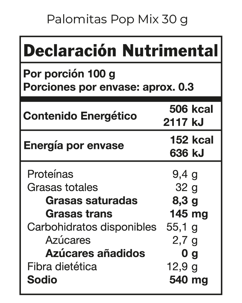 Pop Mix Popcorn 30g 💛🧡❤️🔥