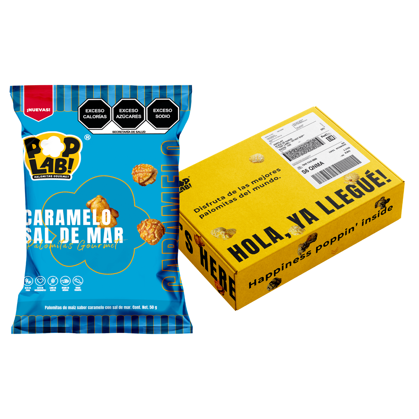 Caramel popcorn with sea salt 1.8 oz 🩵