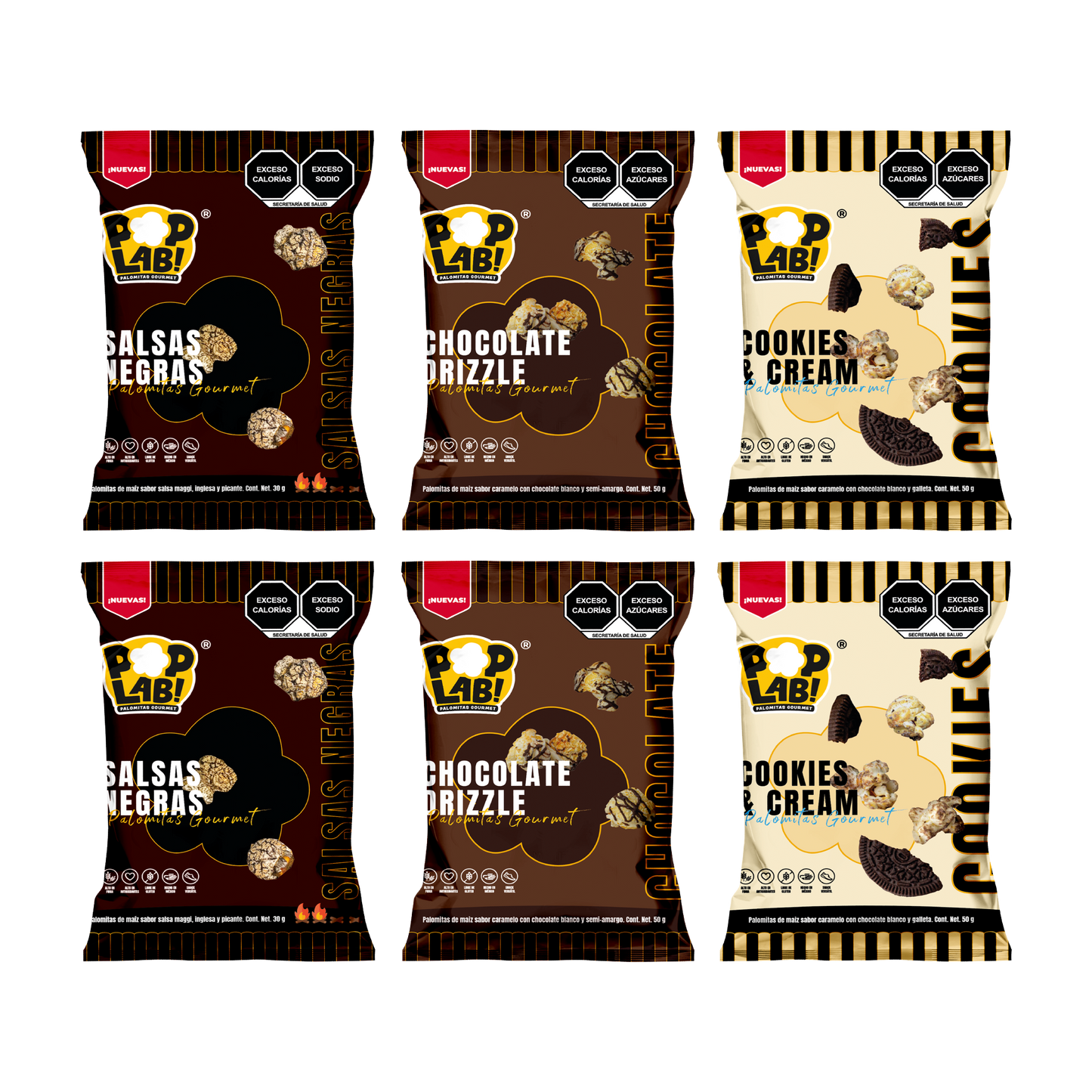 Popcorn - Deluxe Pack 🍿🍷 (6 pieces)