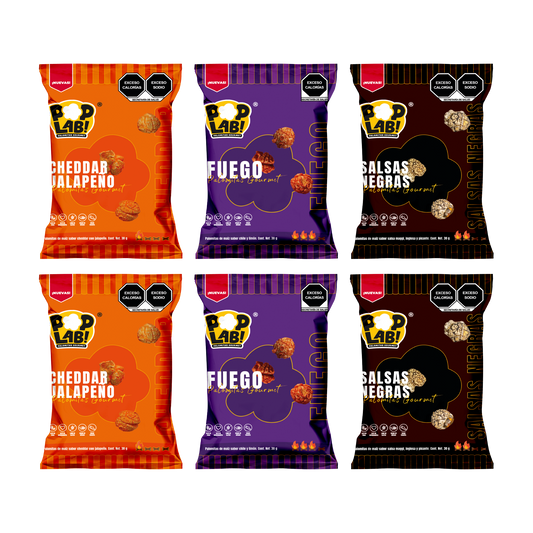 Popcorn - The Hottest Pack 🍿🌶️🔥 (6 pieces)