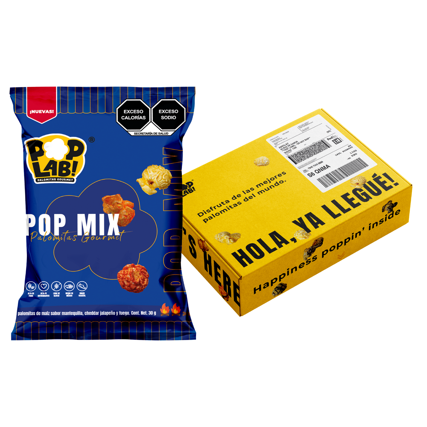 Palomitas Pop Mix 30g 💛🧡❤️‍🔥