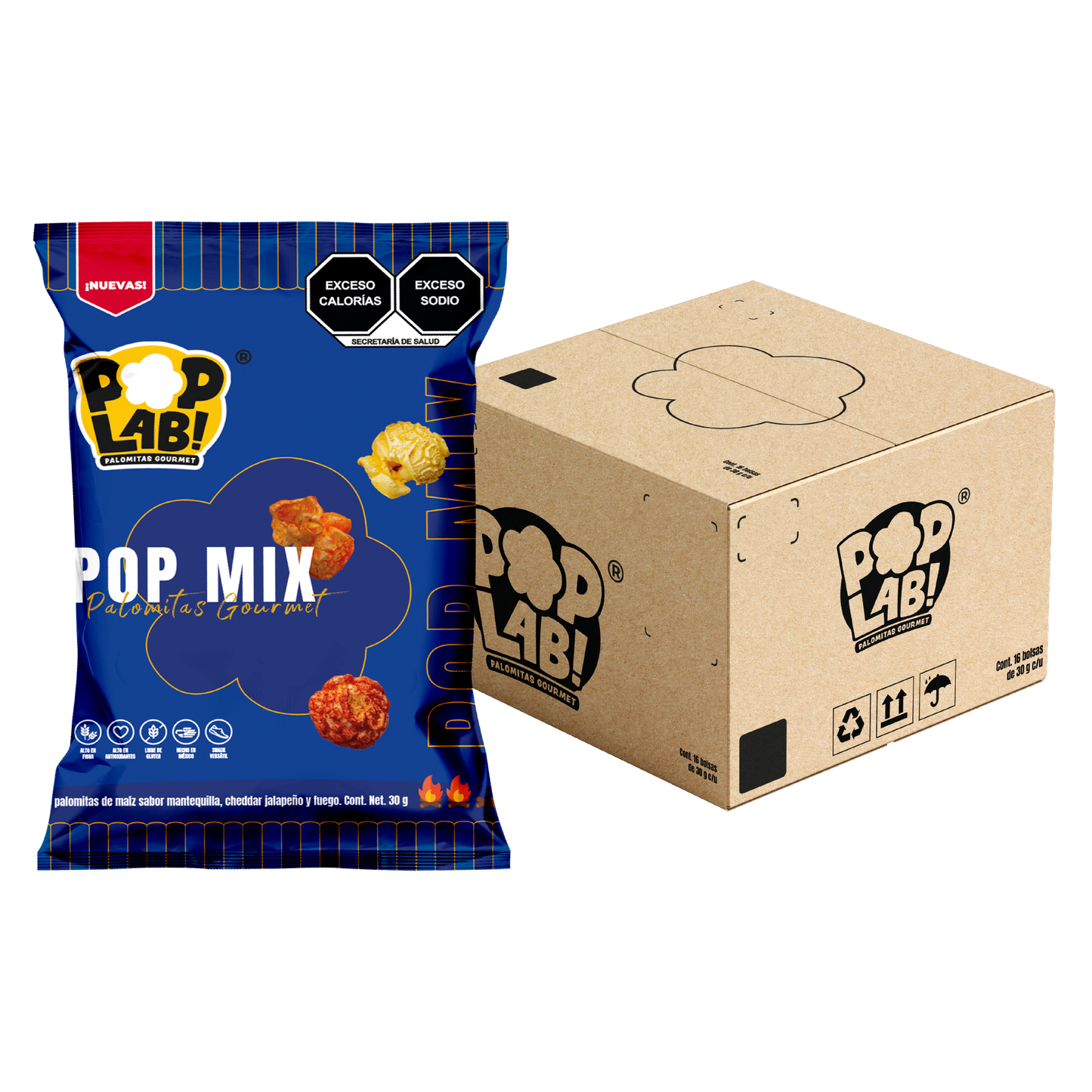 Palomitas Pop Mix 30g 💛🧡❤️‍🔥